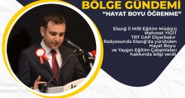 Milli Eğitim Müdürü Mehmet YİĞİT TRT GAP Radyosunda yayınlanan Bölge Gündemi Programına Katıldı.