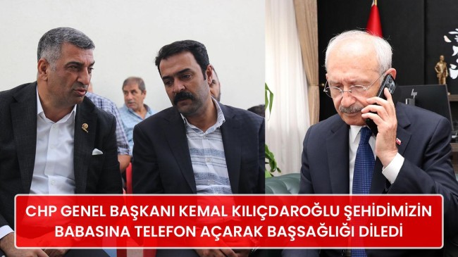 Milletvekili Erol, Genel Başkan Kılıçdaroğlu’nu Şehit Babası İle Görüştürdü.