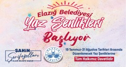 Elazığ Belediyesi Yaz Şenlikleri 19 Temmuz’da Start Veriyor