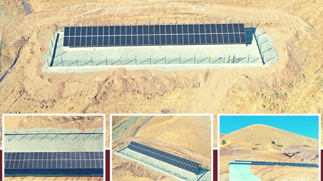 Elazığ İl Özel İdaresinden Merkez Sarıkamış Köyüne Güneş Enerjisi Sistemli İçme Suyu Tesisi