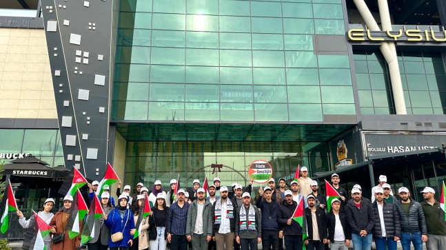 AK Parti Elazığ Gençlik Kollarından İsrail’e Anlamlı Protesto