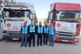 Elazığ’dan İdlib’e 2 tır un yardımı