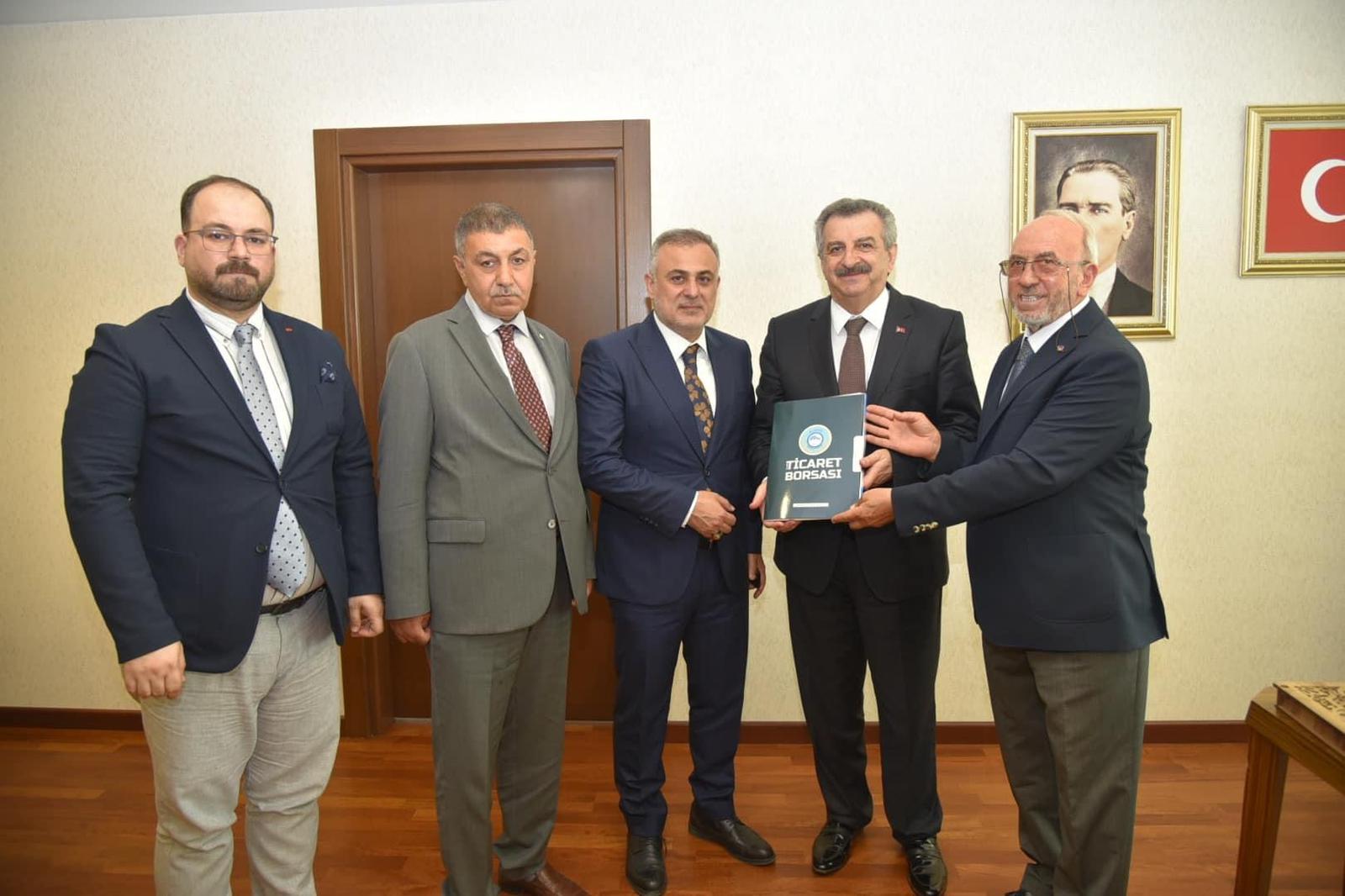 BULUT : TEKNOLOJİ BAKAN YARDIMCISI HASAN BÜYÜKDEDE’YE TALEP VE PROJELERİMİZİ İLETTİK.