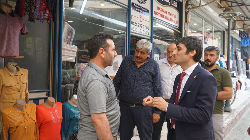 AKIN: ESNAFA “İŞLERİNİZ NASIL ? DİYE SORMAYA HAYA ETTİM!”