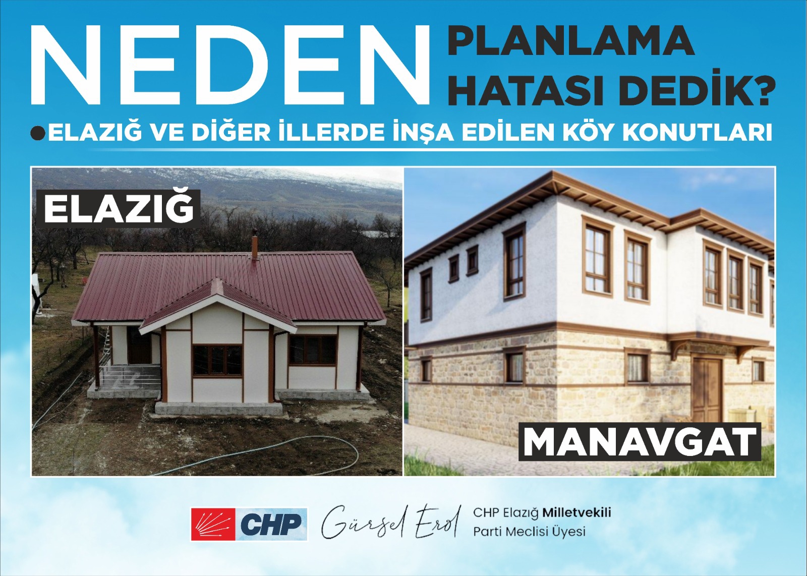 MİLLETVEKİLİ EROL: “İKTİDARIMIZDA ELAZIĞ SAHİPSİZ DEĞİL ÖRNEK ALINAN ŞEHİR OLACAK”