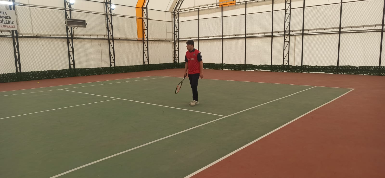 OKUL SPORLARI GENÇ KIZ- ERKEK KORT TENİSİ İL ŞAMPİYONASI BAŞLADI.