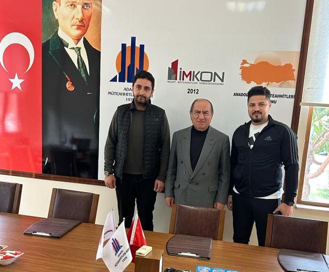 ELMÜTDER BAŞKANI AYAZ’DAN KAHRAMANMARAŞ VE ADANA MÜTEAHHİTLER BİRLİĞİ BAŞKANLARINA GEÇMİŞ OLSUN ZİYARETİ