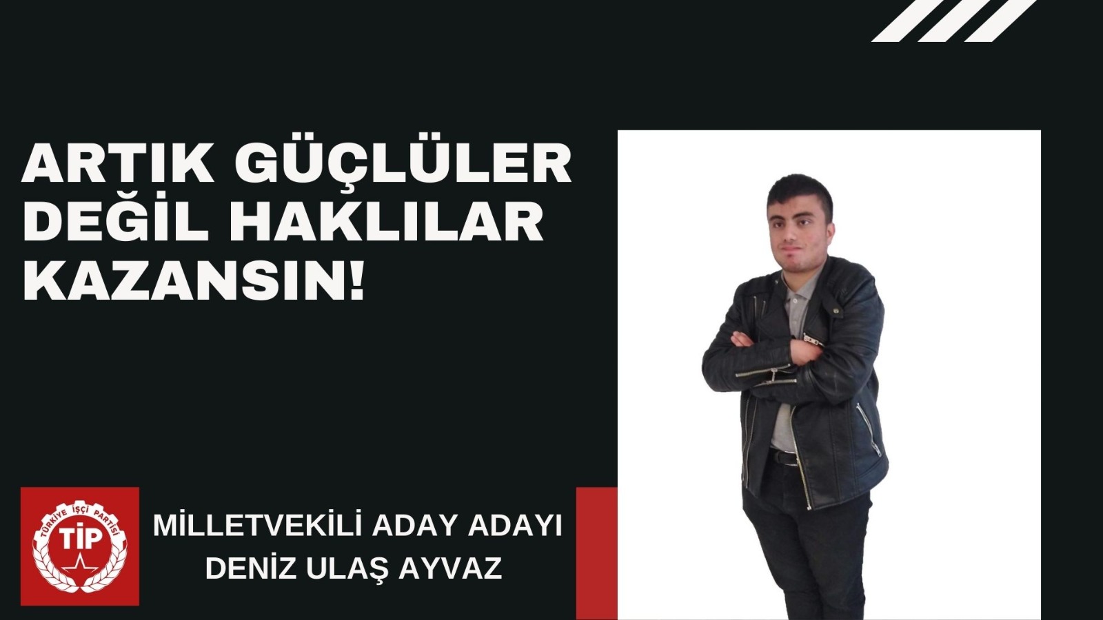 İLETİŞİM FAKÜLTESİ ÖĞRENCİSİ AYVAZ TİP’TEN ADAY ADAYLIĞI BAŞVURUSUNU YAPTI