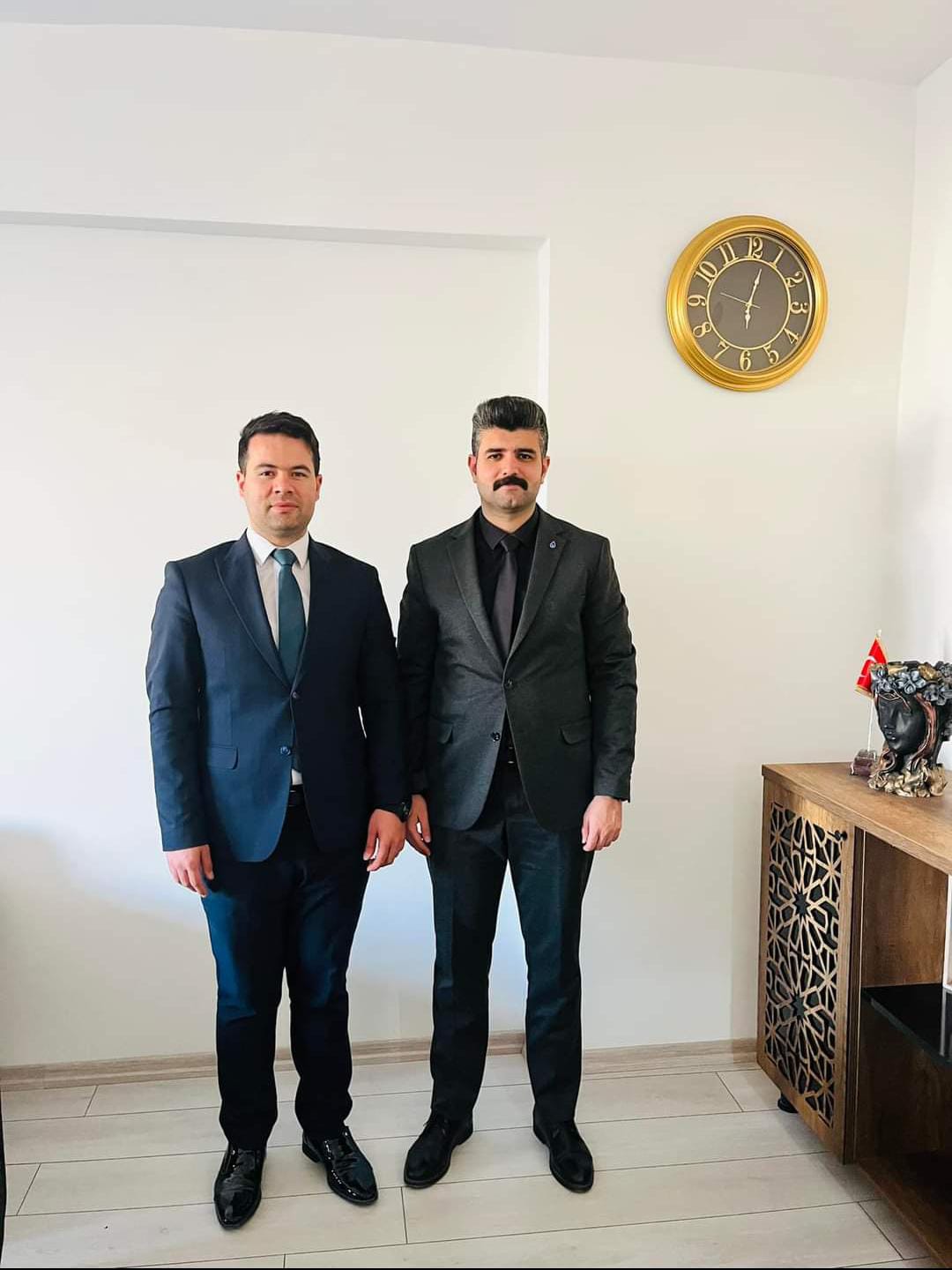 DEVA PARTİSİ ADAY ADAYI GÜR, KEBAN İLÇE BAŞKANINI ZİYARET ETTİ