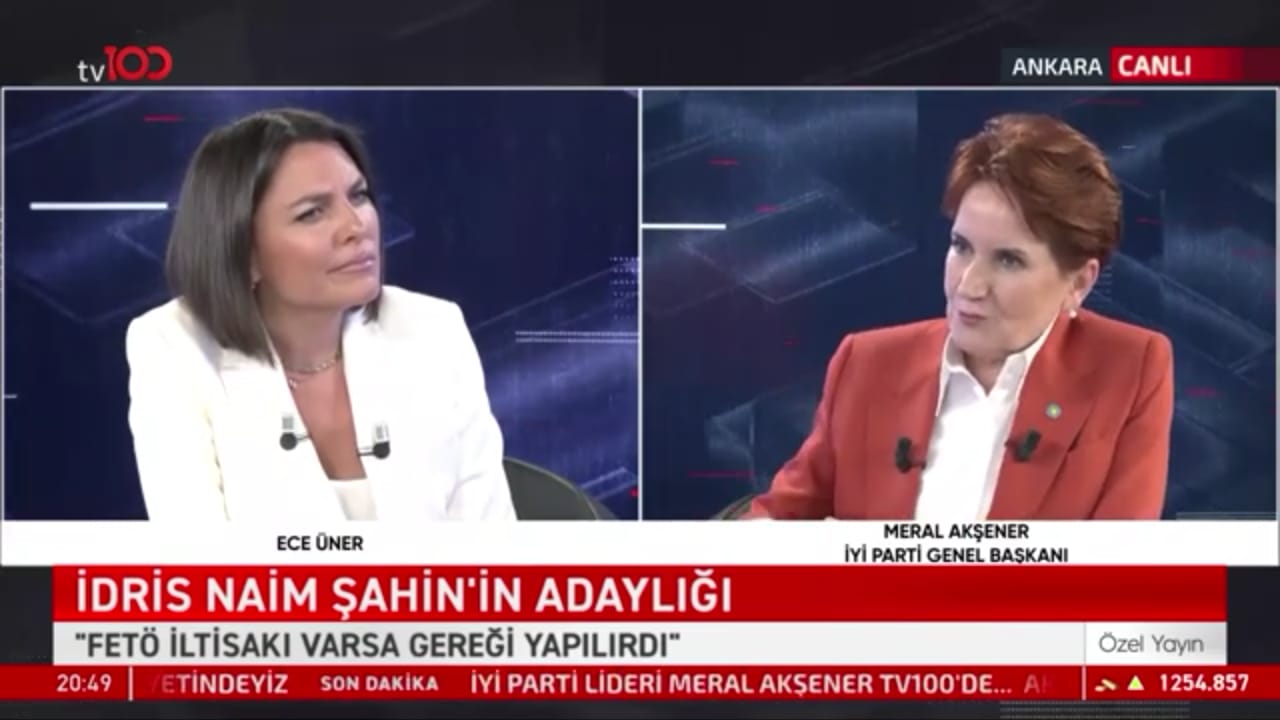 AKŞENER’DEN SÖNMEZ’E DESTEK…FETÖ İDDİALARINA SON NOKTAYI KOYDU