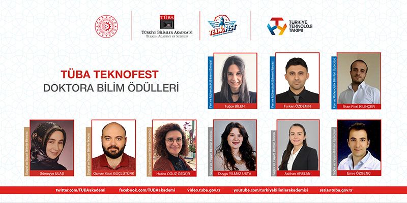 TÜBA – TEKNOFEST DOKTORA BİLİM ÖDÜLLERİ AÇIKLANDI