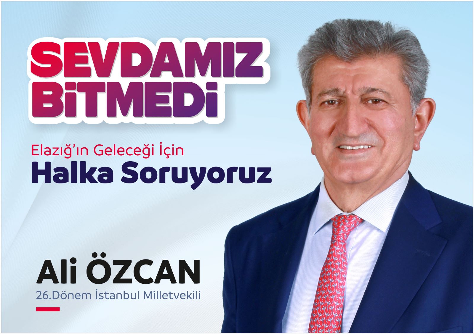 VE DEDİĞİNİ YAPTI..ALİ ÖZCAN HALK OYLAMASINA GİDİYOR