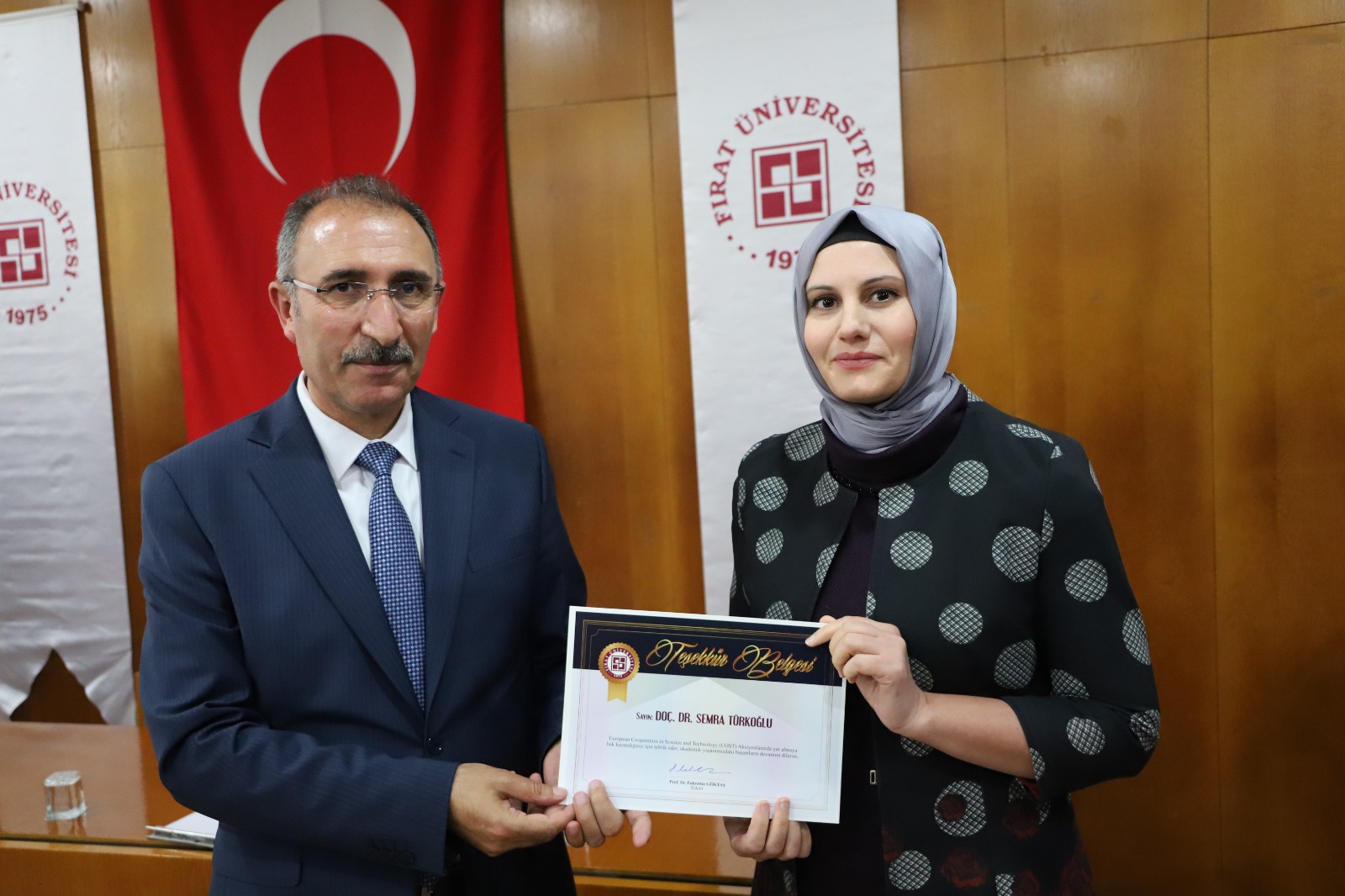 FIRAT ÜNİVERSİTESİ’NDEKİ BAŞARILI AKADEMİSYENLER ÖDÜLLENDİRİLDİ