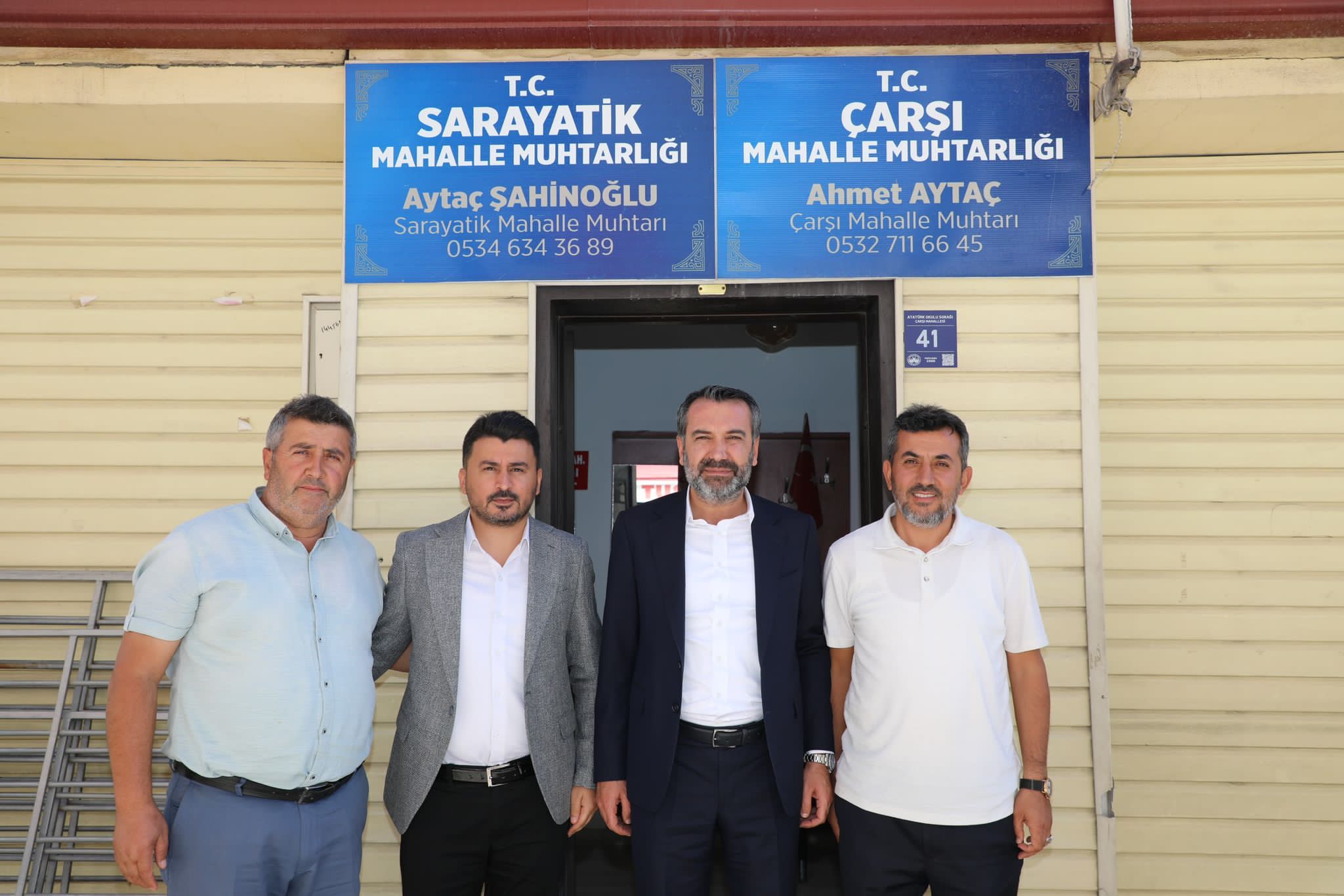BAŞKAN ŞERİFOĞULLARI; MUHTARLAR, ESNAFLAR VE VATANDAŞLARLA BİR ARAYA GELDİ