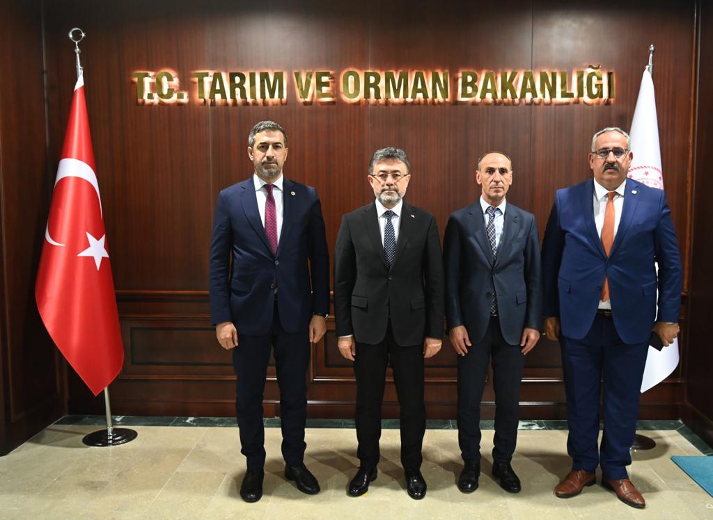 MİLLETVEKİLİ IŞIKVER, TARIM BAKANIYLA BİR ARAYA GELDİ