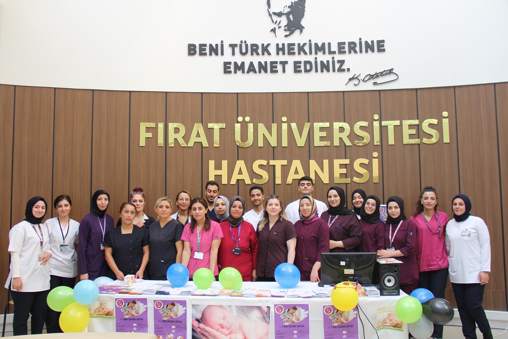 Emzirme Haftası nedeni ile Fırat Üniversitesi Hastanesi’nde etkinlik düzenlendi.
