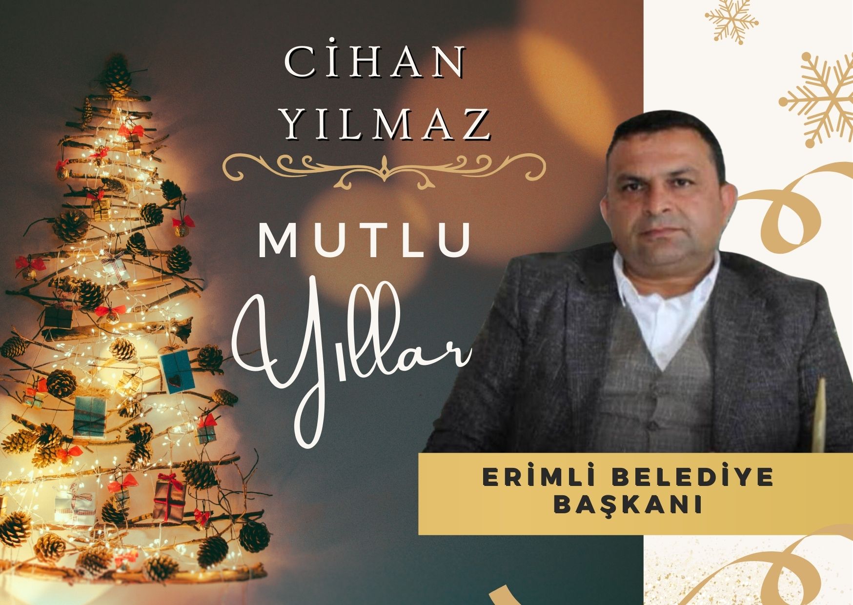 CİHAN YILMAZ ERİMLİ BELEDİYE BAŞKANI