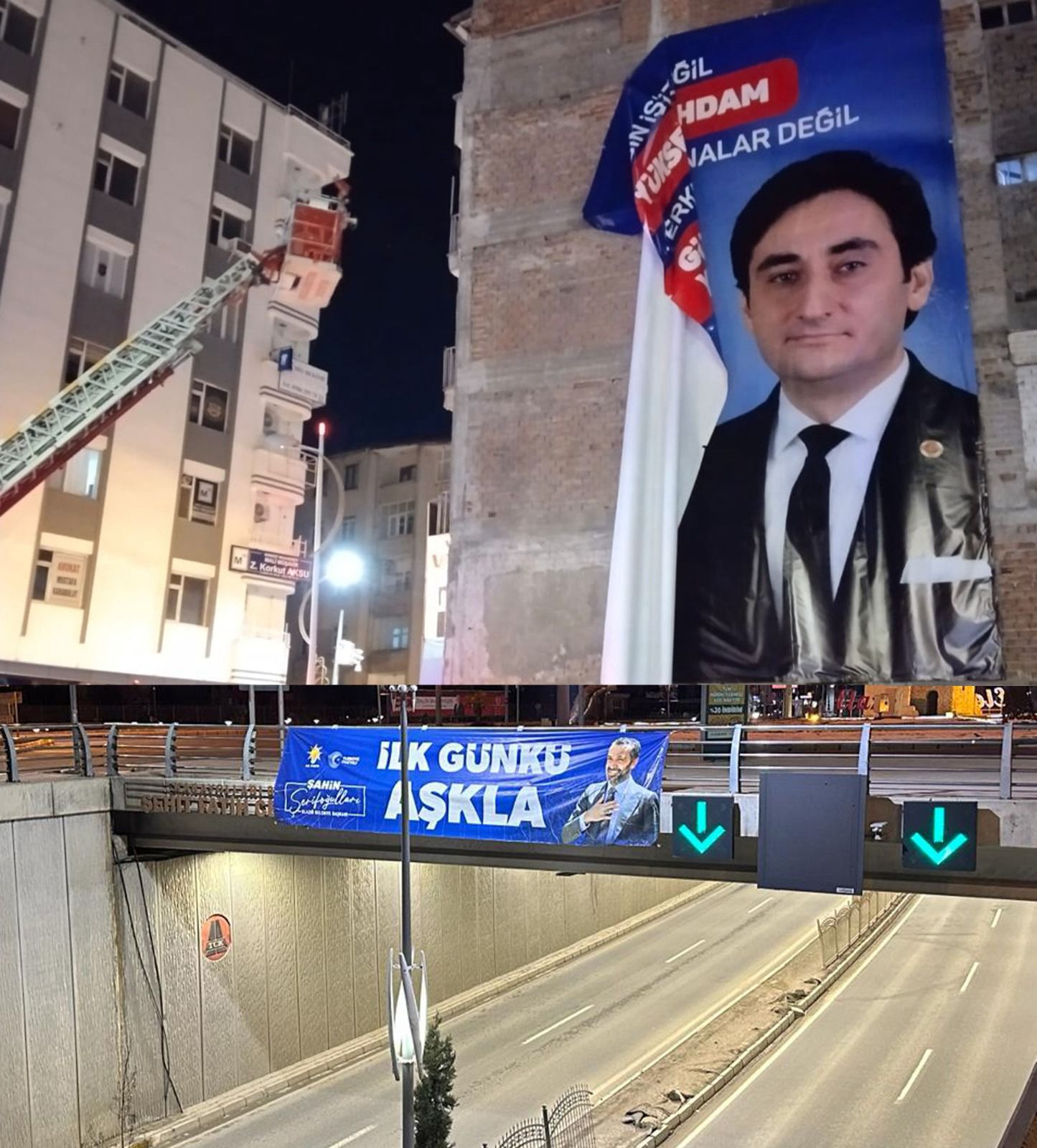 SEÇİM YARIŞINDA ÇİFTE STANDART !! SAADET PARTİSİNİN ADAYI AKIN’IN AFİŞLERİ KALDIRILDI