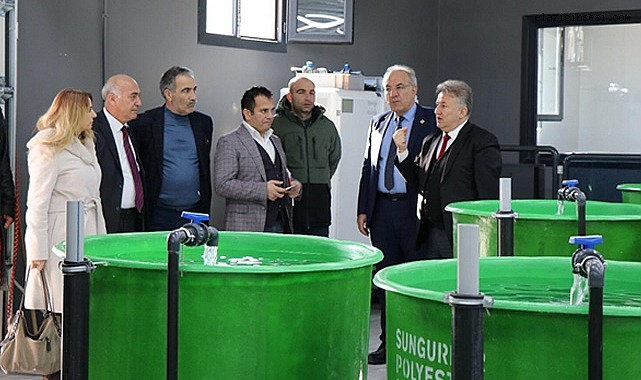 Munzur Üniversitesinden Elazığ Su Ürünleri Araştırma Enstitüsüne ziyaret