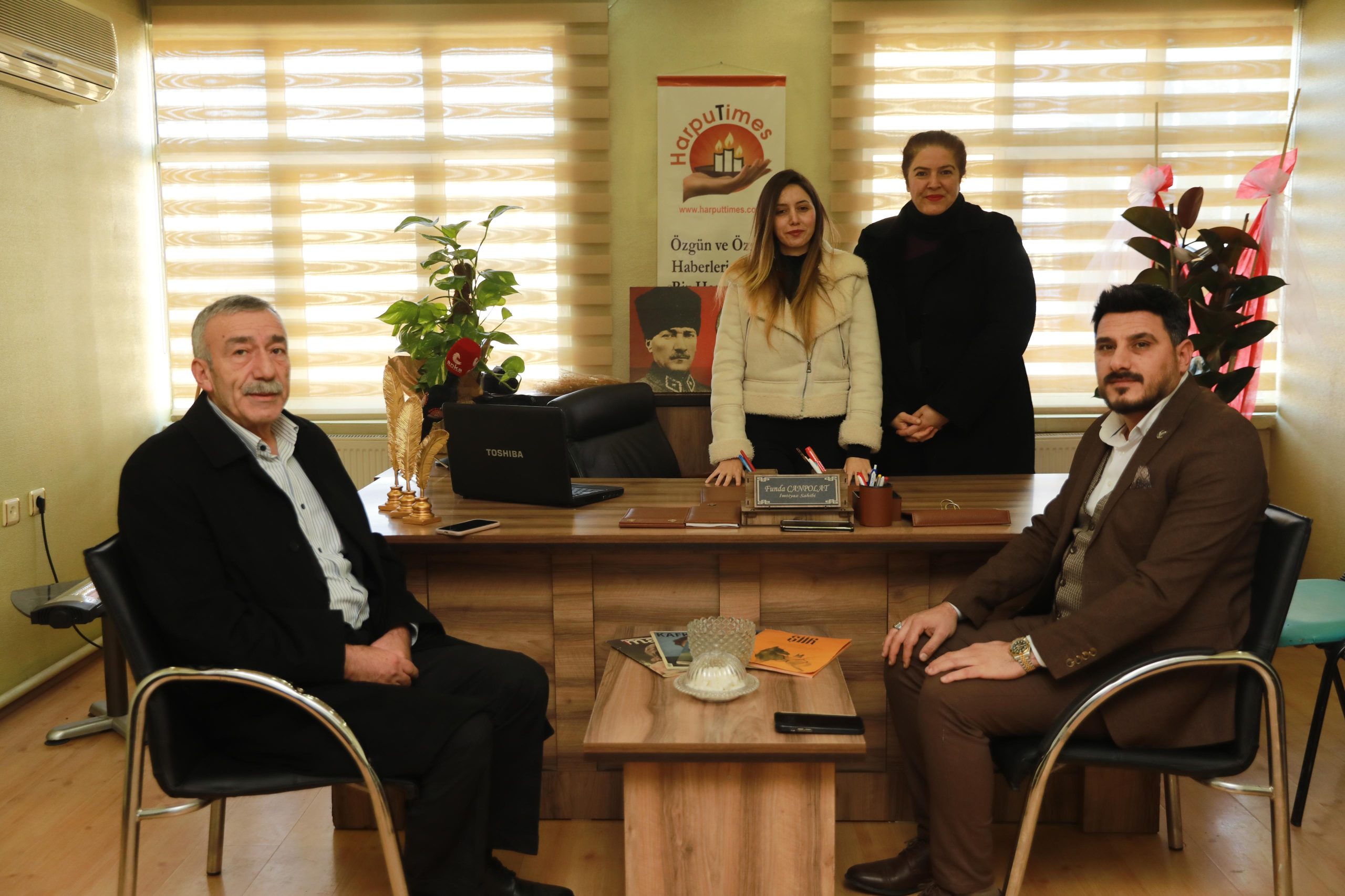 YRP BELEDİYE BAŞKAN ADAYI SEPTİOĞLU’NDAN HARPUTTİMES HABER’E ZİYARET