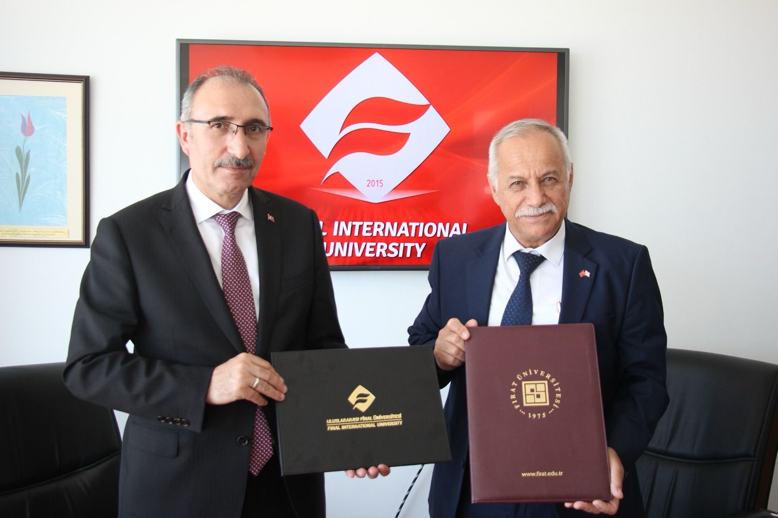 FIRAT ÜNİVERSİTESİ İLE ULUSLARARASI FİNAL ÜNİVERSİTESİ ARASINDA İŞ BİRLİĞİ PROTOKOLÜ İMZALANDI