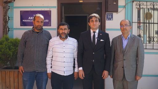 İL BAŞKANI AKIN MUHTAR ZİYARETLERİNE DEVAM EDİYOR