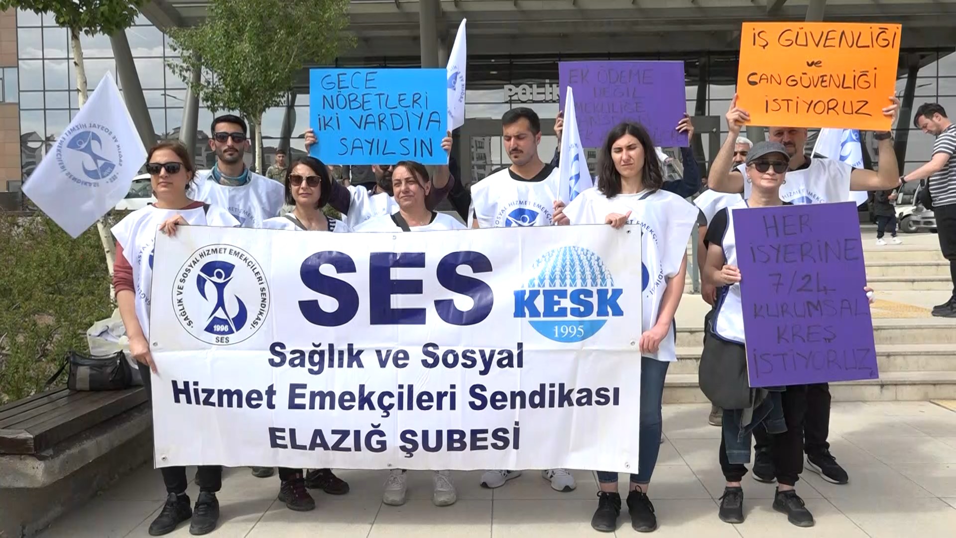 SES ELAZIĞ ŞUBESİ’NDEN HEMŞİRELER VE EBELER GÜNÜ AÇIKLAMASI
