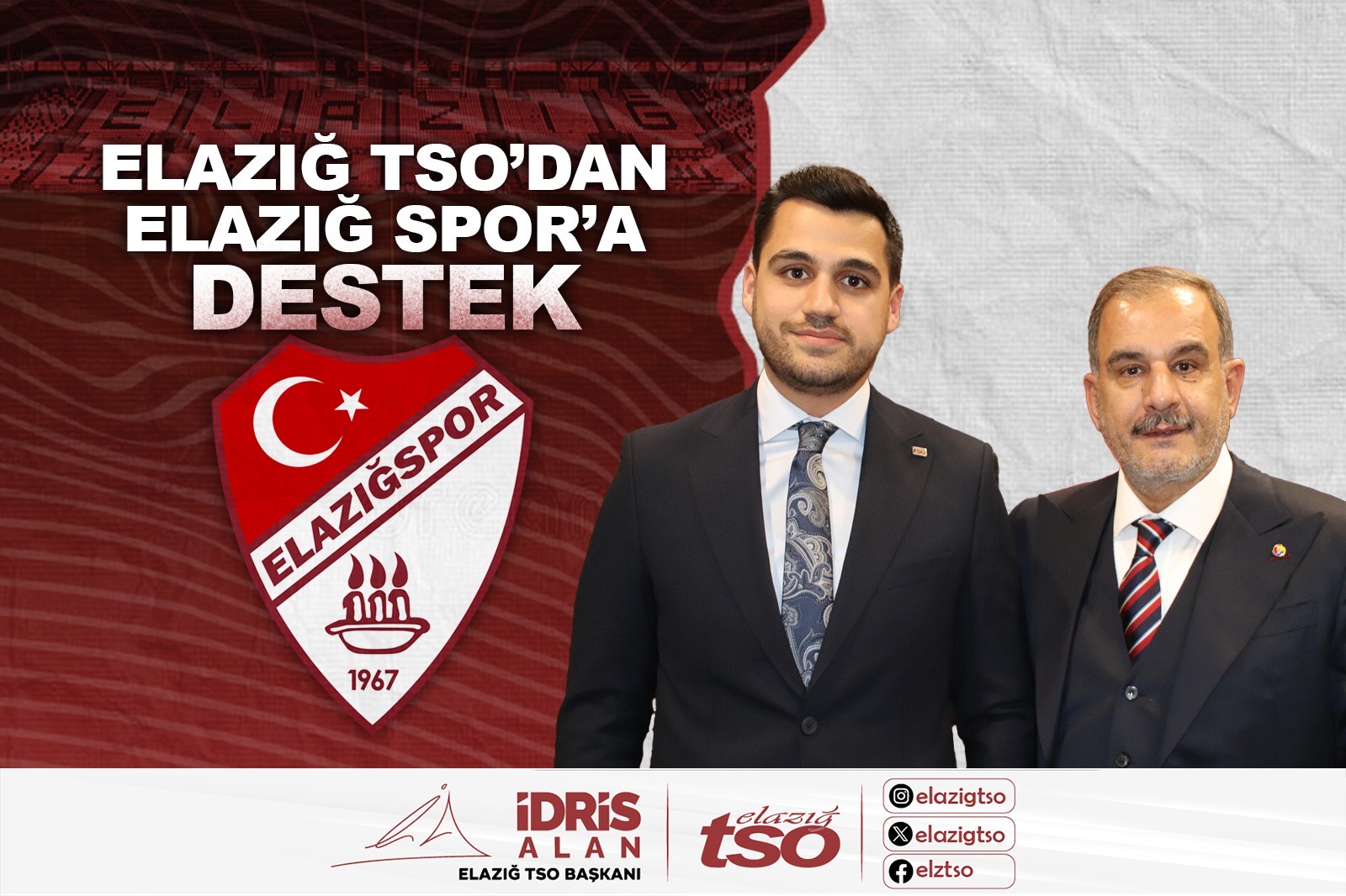 BAŞKAN ALAN AÇIKLADI: ELAZIĞ TSO’DAN ELAZIĞSPOR’A DESTEK