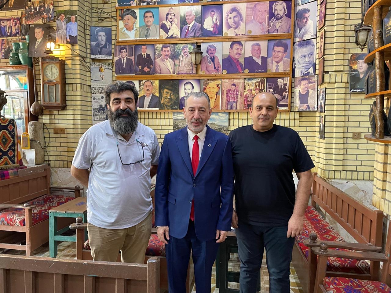 Arslanlı A.Ş. İhracat Sorumlusu M.Sinan Duymuş, Iraklı Bakan, Aydın Maruf  ile Görüştü.