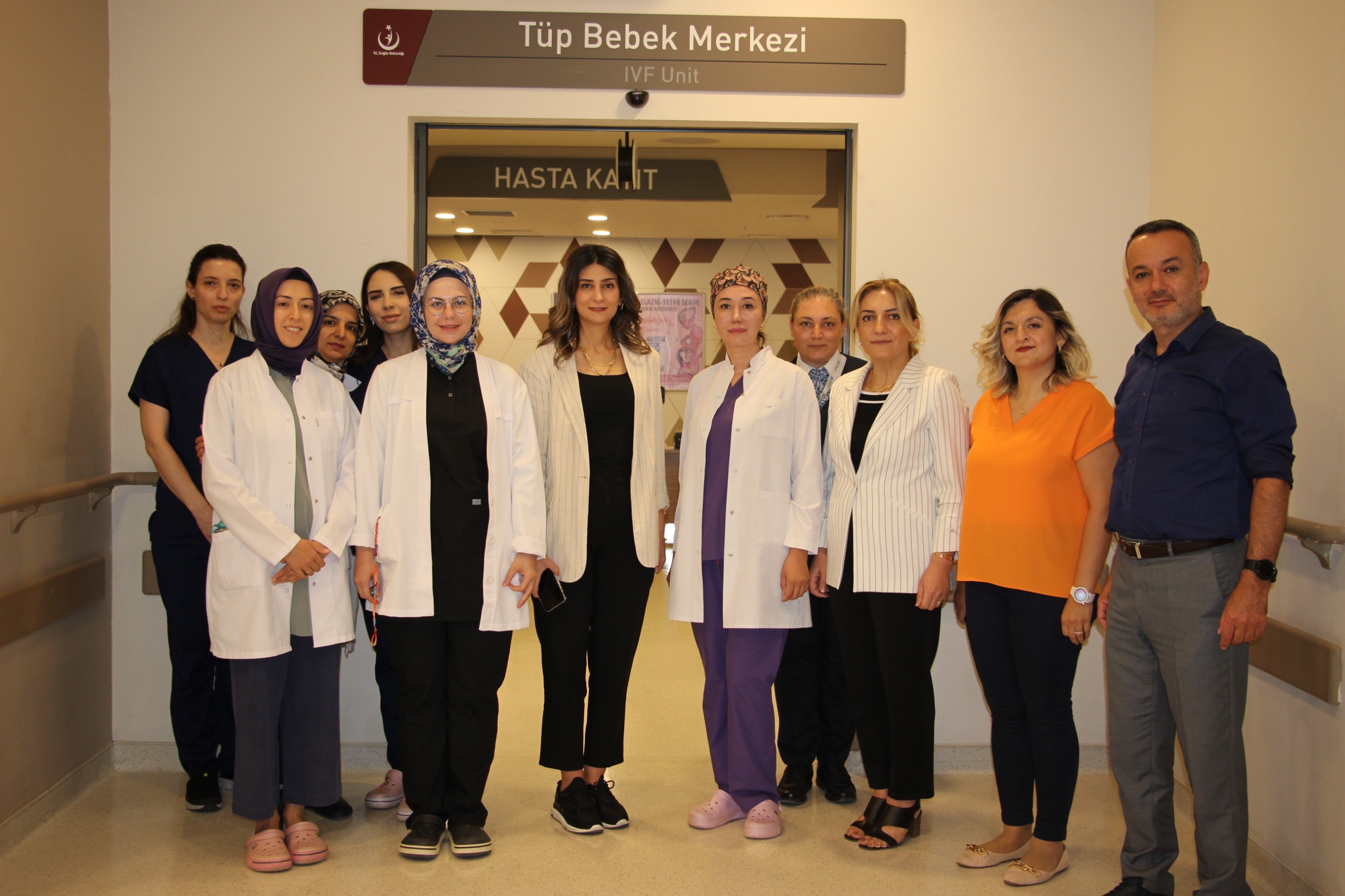 Elazığ Fethi Sekin Şehir Hastanesi Tüp Bebek Merkezinde İlk Bebek Dünyaya Gözlerini Açtı