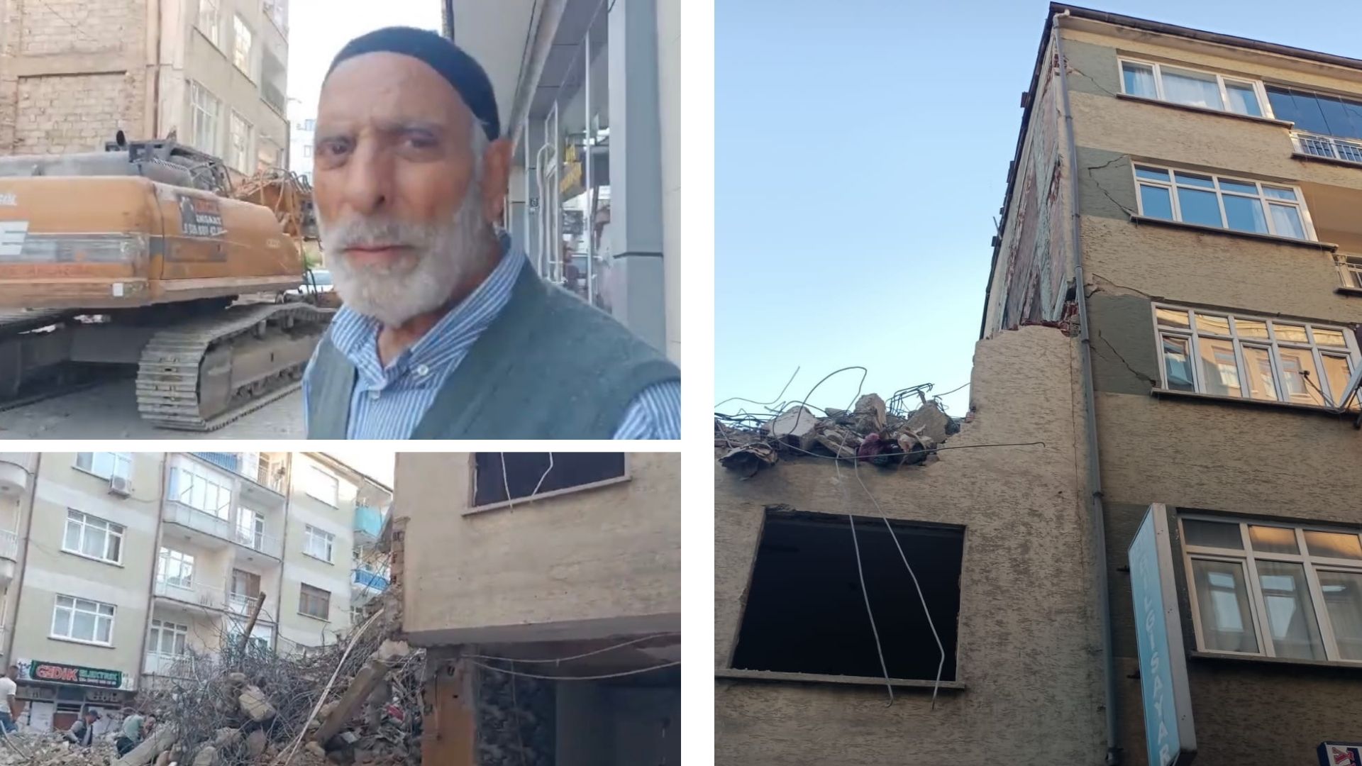 YİNE SAĞLAM BİR BİNA YIKIM ESNASINDA HASAR GÖRDÜ