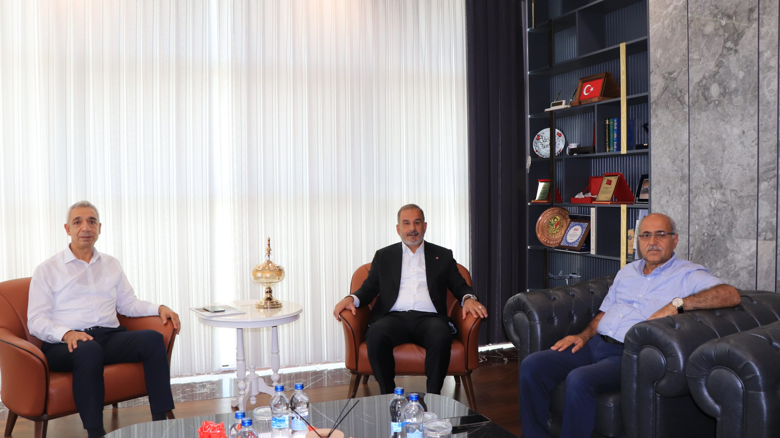 Prof. Dr. Türkoğlu, Başkan Alan’ı Ziyaret Etti