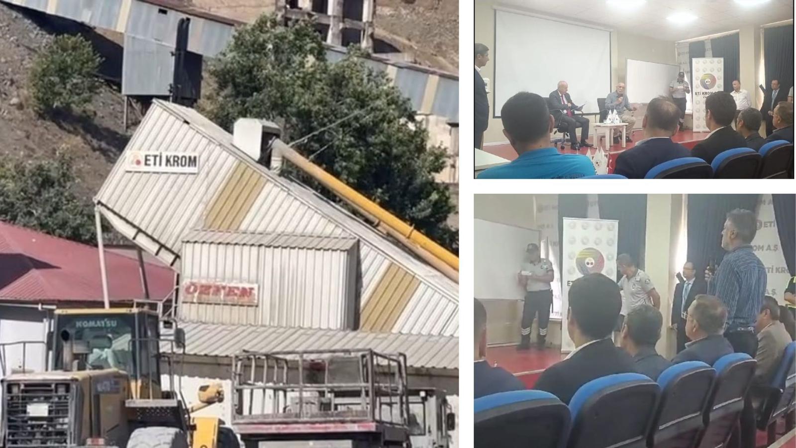 ETİ Krom’da işçilerle uzlaşma sağlanmadı..Greve devam kararı alındı..