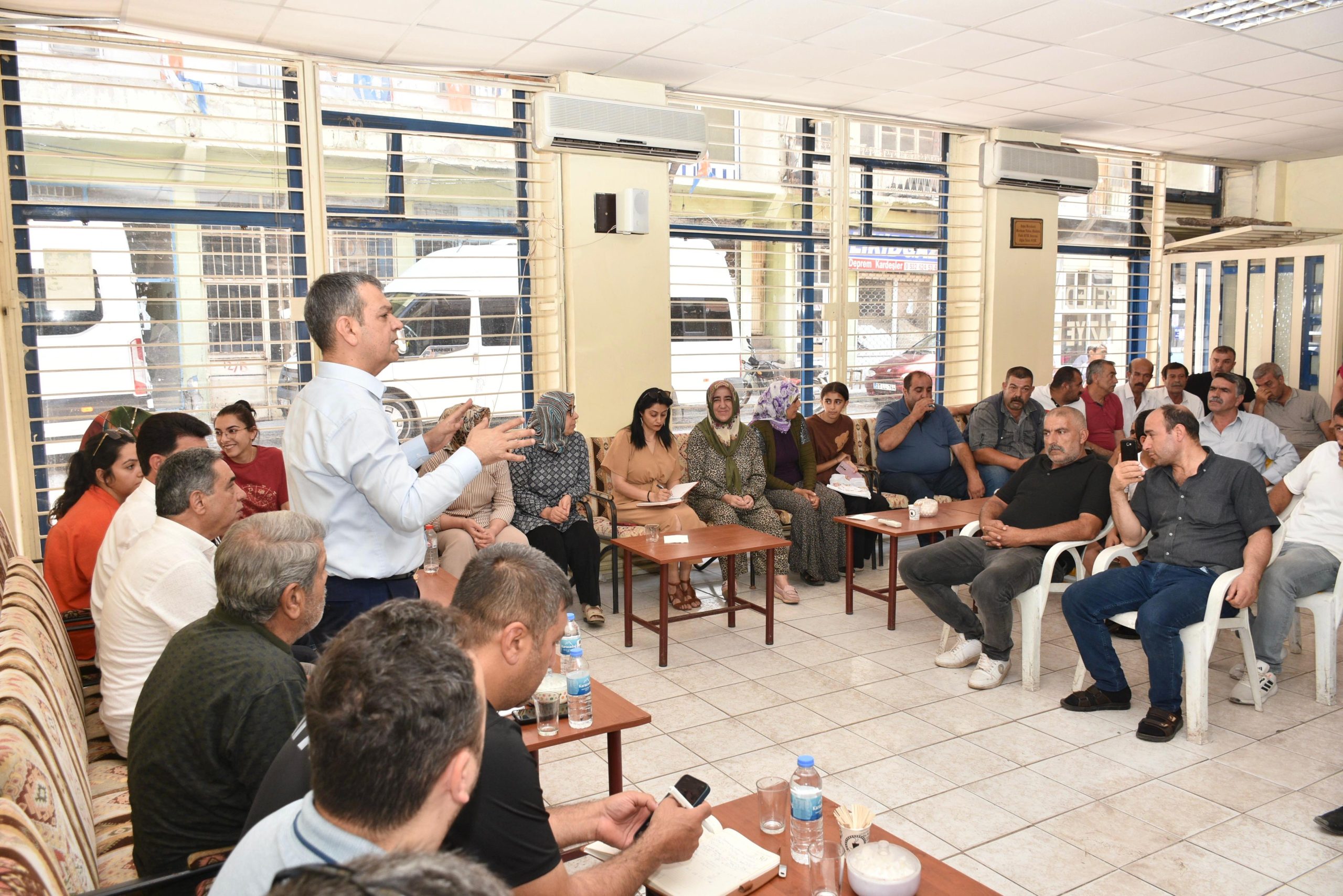 Milletvekili Keleş Maden’de muhtar ve vatandaşları dinledi…