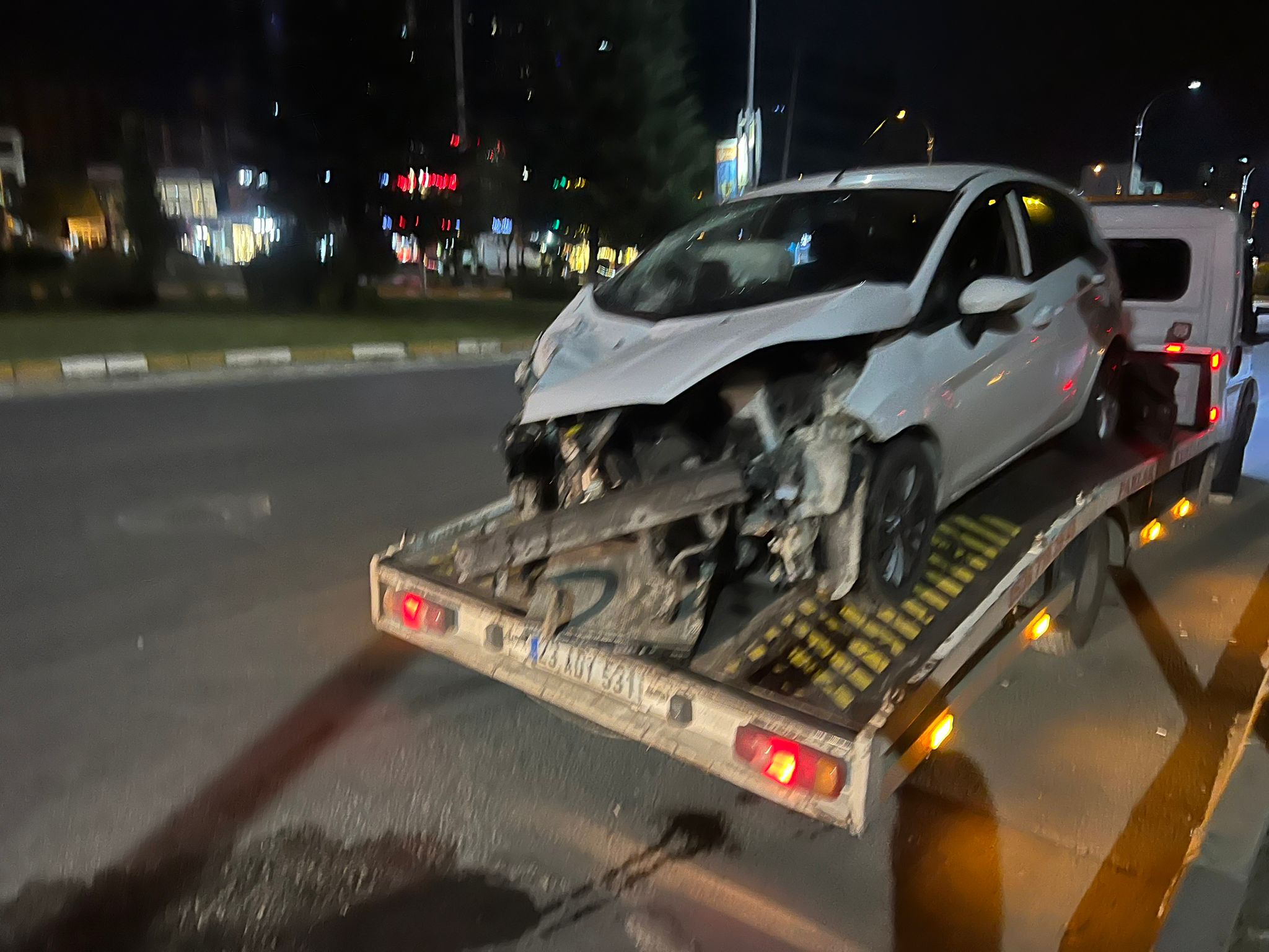 Hazardağlı Kavşağı’nda kaza!