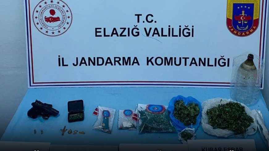 Elazığ’da uyuşturucu operasyonu….