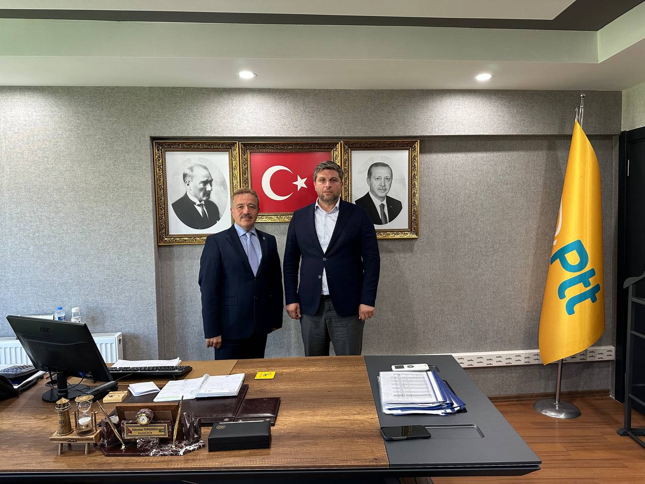 Nazırlı, PTT’yi ziyaret etti….