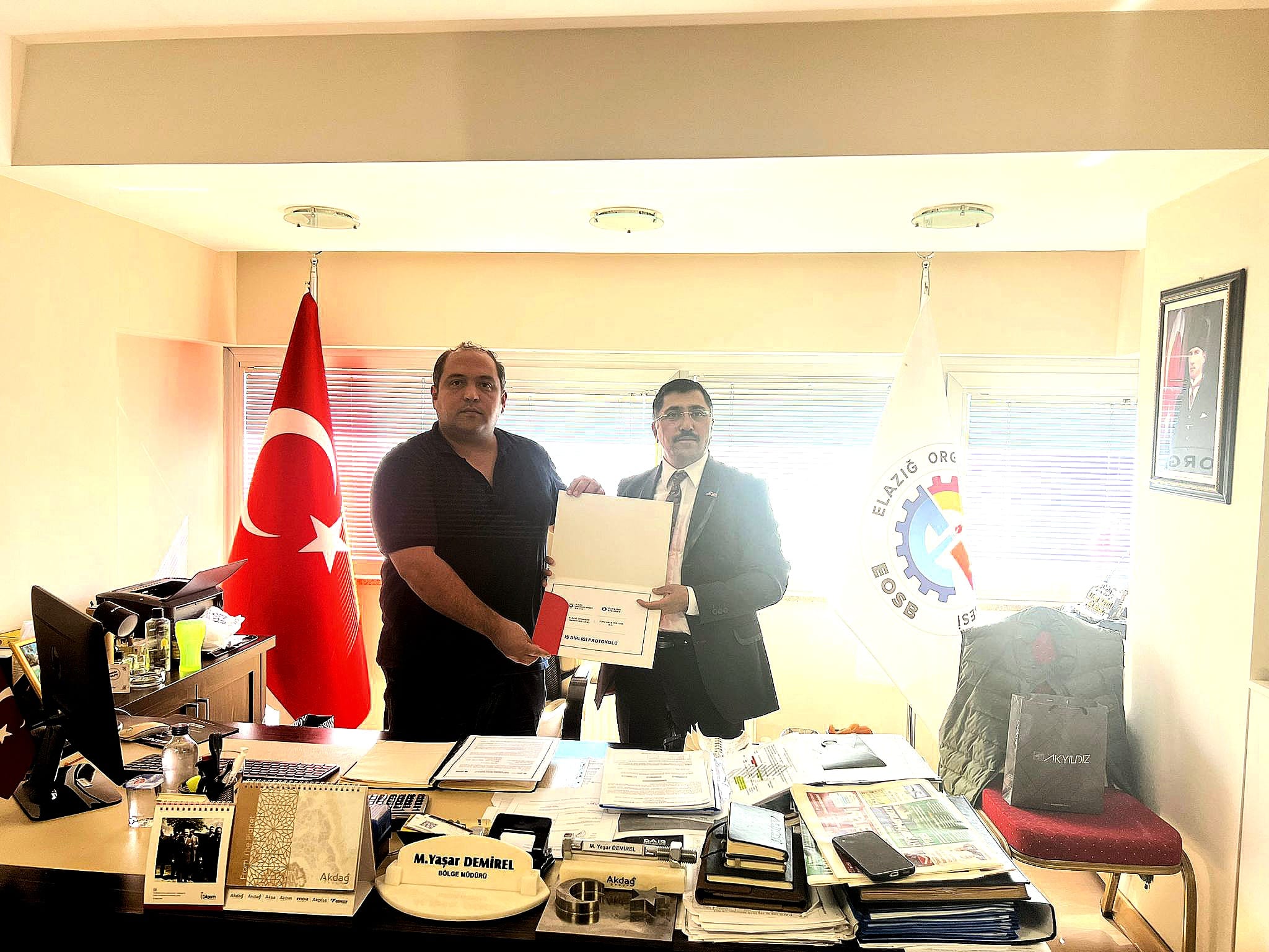 ELAZIĞ OSB İLE THY ARASINDA PROTOKOL İMZALANDI.
