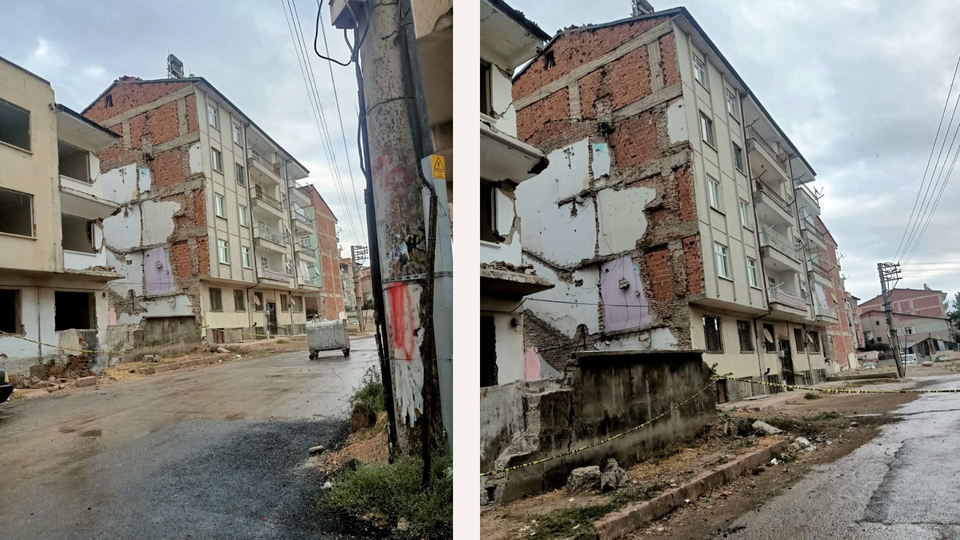 YIKIM ÇALIŞMALARI SIRASINDA İÇİNDE VATANDAŞLAR VARKEN  HASAR GÖRMÜŞTÜ İLK DEPREMDE AĞIR HASAR ALDI