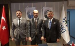 CHP ELAZIĞ MV. GÜRSEL EROL VE TUNCELİ VALİSİ BÜLENT TEKBIYIKOĞLU’NDAN TOKİ BAŞKANI MUSTAFA LEVENT SUNGUR’A ZİYARET