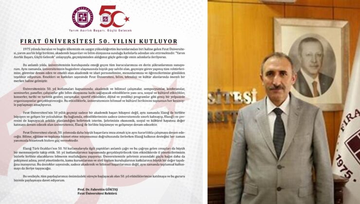 Fırat Üniversitesi 50. Yılını Kutluyor