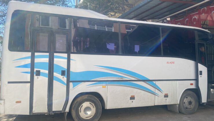 Baskil Belediyesine Yeni Otobüs Hediye Edildi