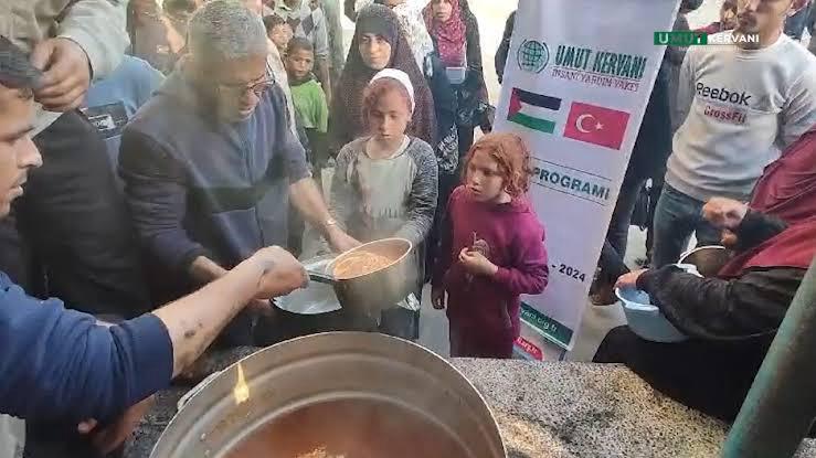 HÜDA PAR’dan Gazzelilere iftar organizasyonu