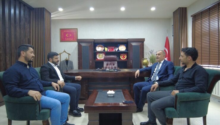BAŞKAN ALAN’DAN ŞENOL ARSLAN’A HAYIRLI OLSUN ZİYARETİ
