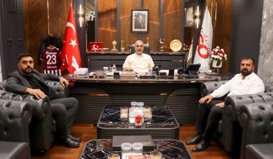 GALERİCİ ESNAFLARINDAN BAŞKAN ALAN’A TEŞEKKÜR ZİYARETİ