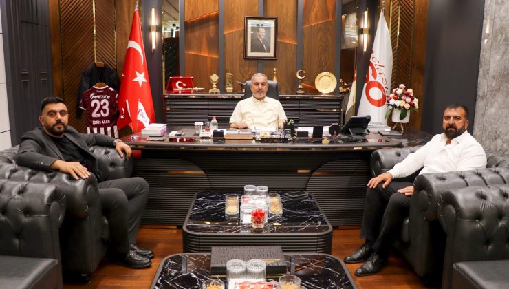 GALERİCİ ESNAFLARINDAN BAŞKAN ALAN’A TEŞEKKÜR ZİYARETİ