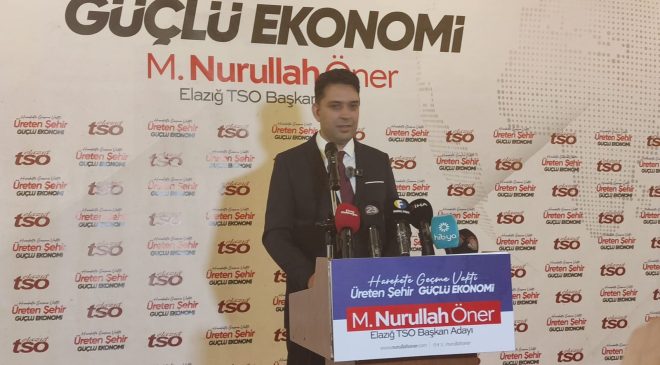 Önemli Projelerle ETSO Başkanlık Adaylığını açıklayan Öner:”Projelerimizle adaylık sürecinde dahi bir şeyleri değiştireceğiz”