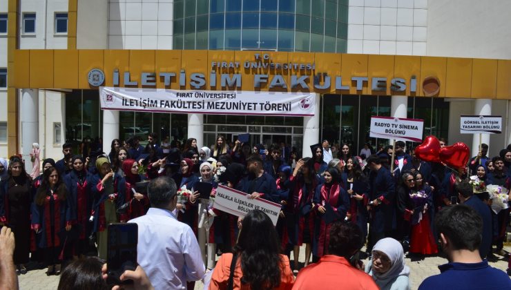 Fırat Üniversitesi’nde İlahiyat ve İletişim fakülteleri Mezuniyet törenleri yapıldı