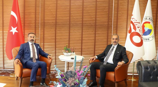 BAŞKAN ALAN, GAZİANTEP TİCARET ODASI BAŞKANI YILDIRIM’I AĞIRLADI