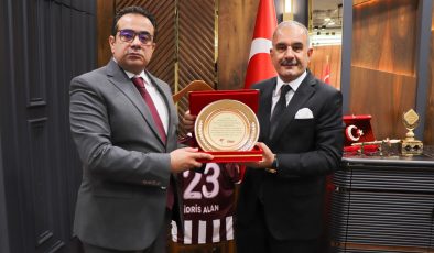 ELAZIĞSPORDAN BAŞKAN ALAN’A ZİYARET